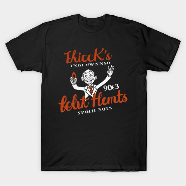 Dick's Famous Hot Nuts T-Shirt by Classic Clic